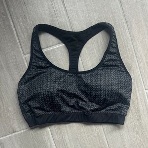 Orangetheory Black and Gray Sports Bra